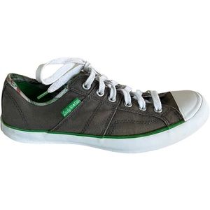 Converse Lady All-Star Gray Canvas Lace Up Sneakers Shoes Womens Size 8